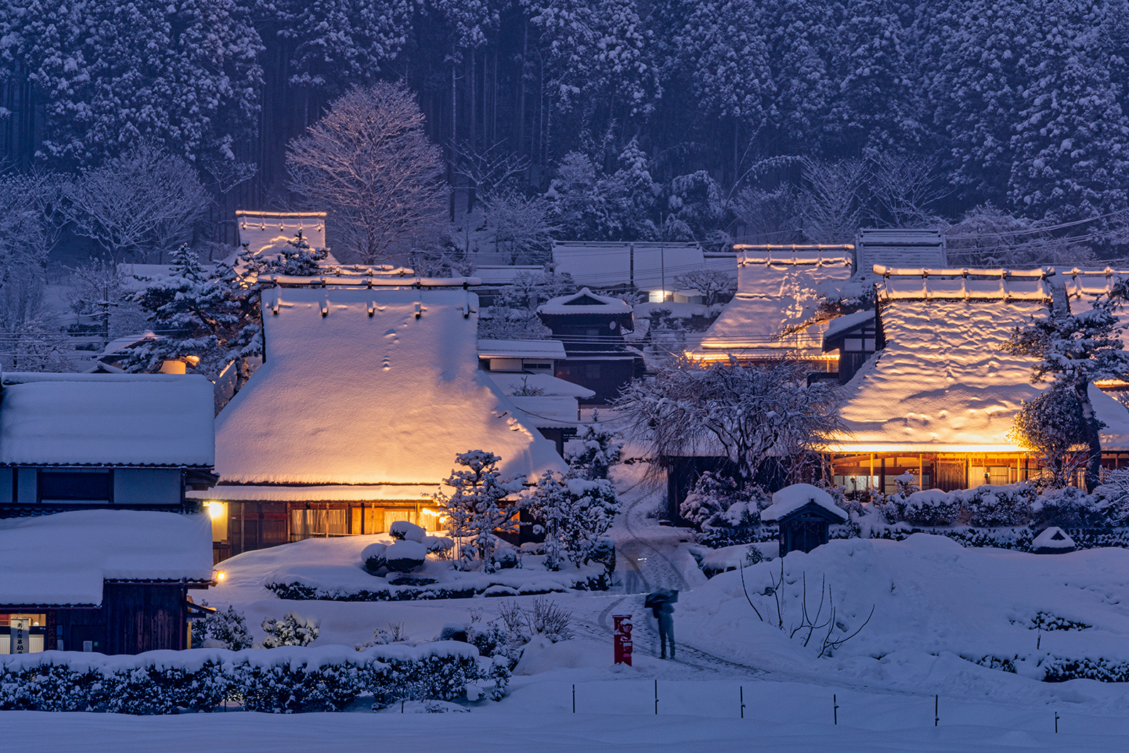 美山町的冬季